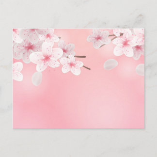 Postal Diseño de flores de fondo florido de flores de cer
