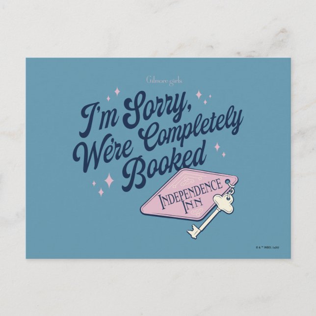 Postal Diseño de Gilmore Girls Completamente Reservado (Anverso)