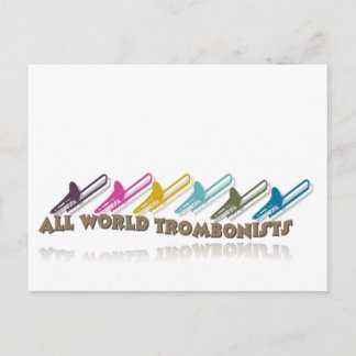 Postal Diseño de grupo trombónico en Facebook