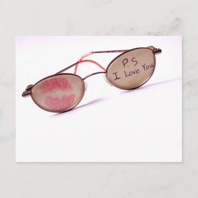 Postal Diseño de Guay 'I Love You' (Anverso)