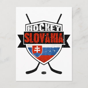 Postal Diseño de Hockey Eslovaquia