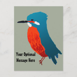 Postal Diseño de Kingfisher