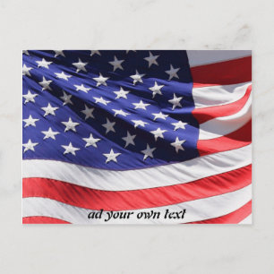 Postal Diseño de la bandera