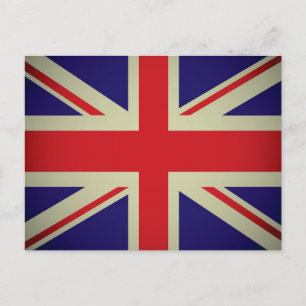 Postal Diseño de la bandera británica