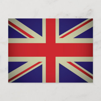 Postal Diseño de la bandera británica