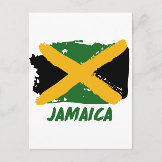 Postal Diseño de la bandera de Jamaica