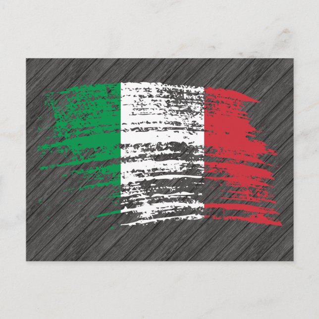 Postal Diseño de la bandera italiana de Guay (Anverso)