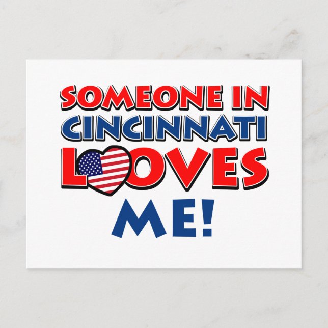 Postal Diseño de la ciudad de CINCINNATI (Anverso)