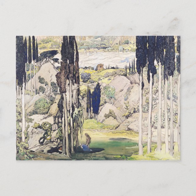 Postal Diseño de la fase I de Daphnis y (Anverso)