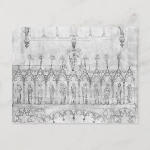 Postal Diseño de la galería de reyes de la moda �