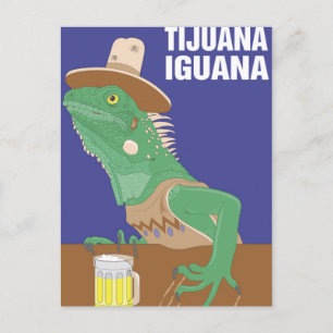 Postal Diseño de la Iguana Tijuana