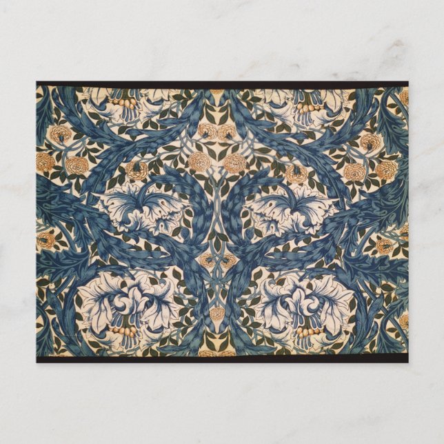 Postal Diseño de la Marigold africana, 1876 (Anverso)