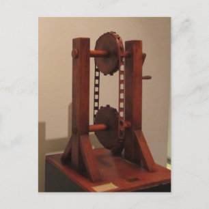 Postal Diseño de Leonardo Da Vinci