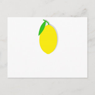 Postal diseño de limón