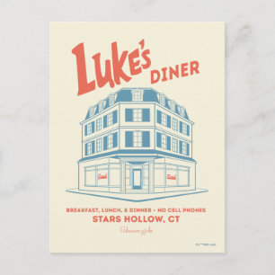 Postal Diseño de Luke's Diner Stars Hollow