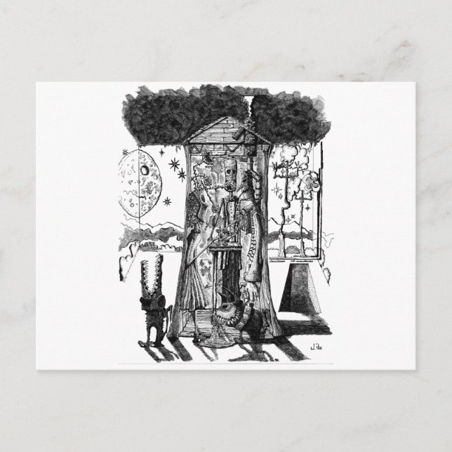 Postal Diseño de luz solar (Anverso)