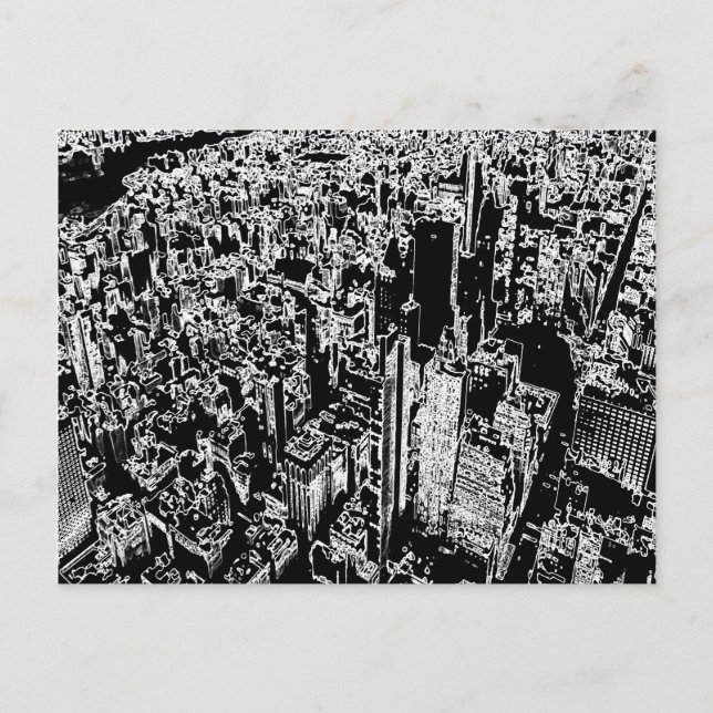 Postal Diseño de Manhattan (Anverso)