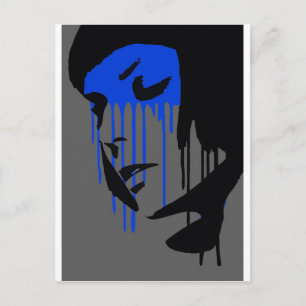 Postal 'Diseño de moda graffiti'