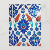 Diseño de mosaico oriental de Iznik