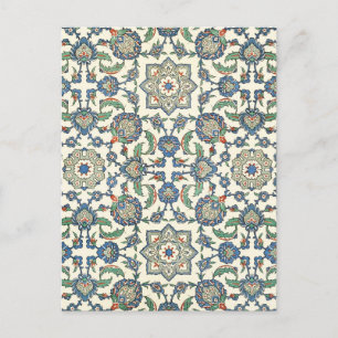 Postal Diseño de mosaico vintage