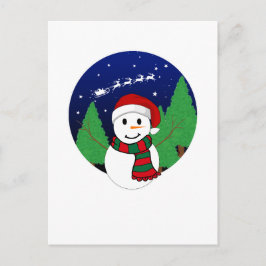 Postal Diseño de Navidades de arte moderno y elegante