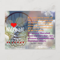 Diseño de Netball Heart y presupuesto Inspirador