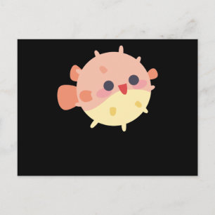 Postal Diseño de Océano de Peces Ballena Natación Foca Di