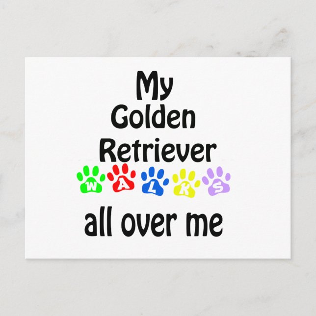 Postal Diseño de paseos de recuperación de oro (Anverso)
