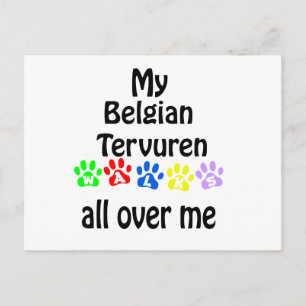 Postal Diseño de paseos por Tervuren en Bélgica