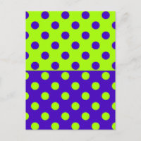 Diseño de patrón de lunares azules y verdes a mita