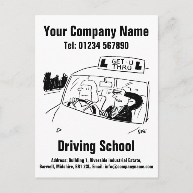 Postal Diseño de Personalizado escolar para personalizar (Anverso)