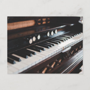 Postal Diseño de piano lindo