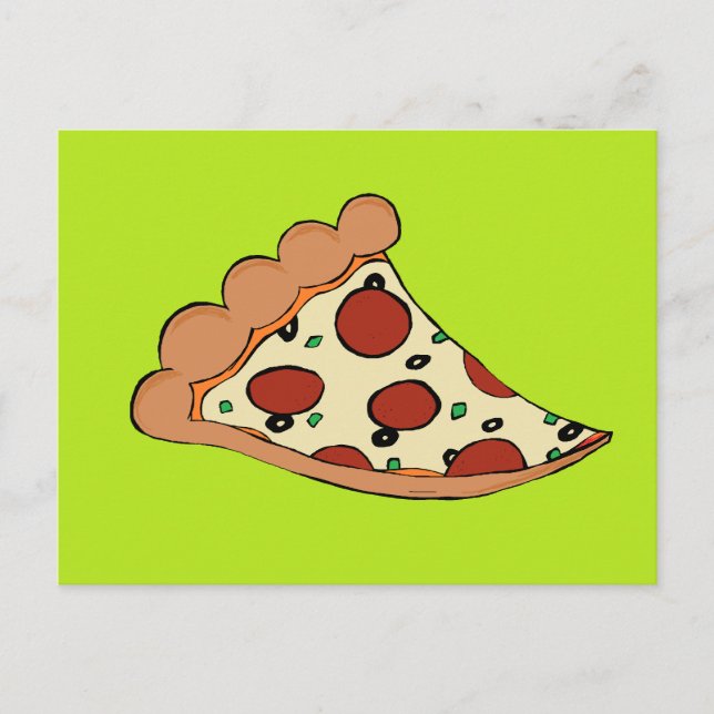 Postal Diseño de pizzas (Anverso)