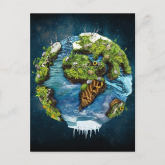 Postal Diseño de planetas planetarios planetarios para el