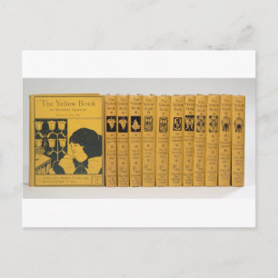 Postal Diseño de portada y espina dorsal para "The Yellow