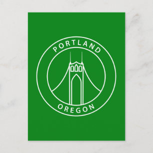 Postal Diseño de Portland Oregon