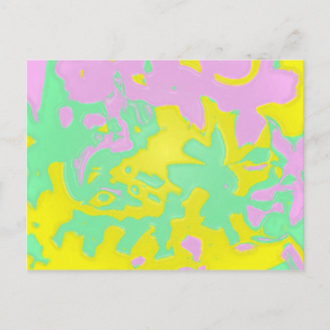 Postal Diseño de primavera (Anverso)