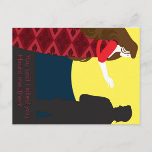 Postal Diseño de regalo de altura de Emily Bronte / Wuanc