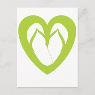 Postal Diseño de roscas verdes 1