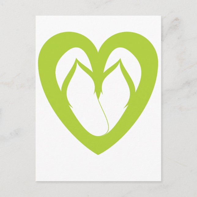 Postal Diseño de roscas verdes 1 (Anverso)
