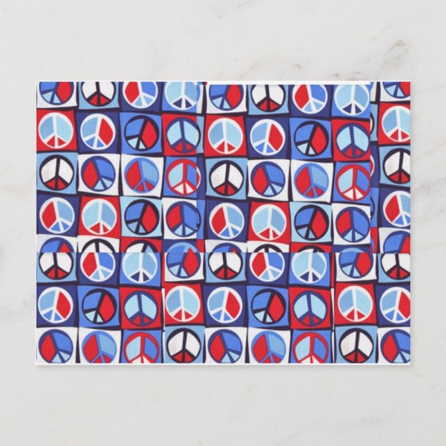 POSTAL DISEÑO DE SEÑALES DE PAZ (Anverso)