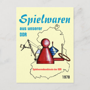 Postal Diseño de Spielwaren DDR