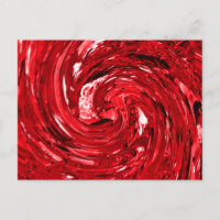 Diseño de Swirl negro rojo blanco