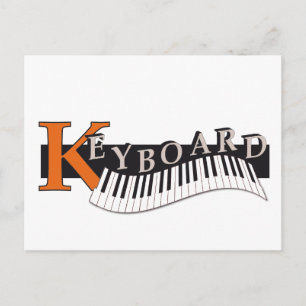 Postal diseño de teclado ansichtkaart