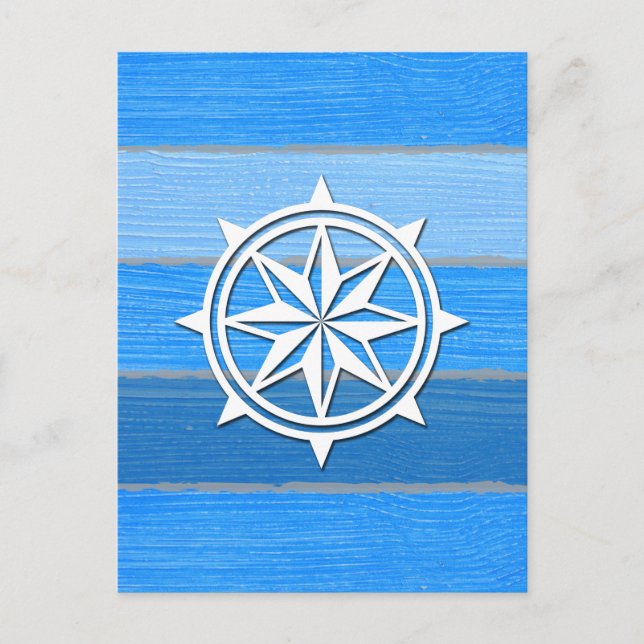 Postal Diseño de temática náutica (Anverso)