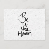 Diseño de tipografía "Sé un buen humano"
