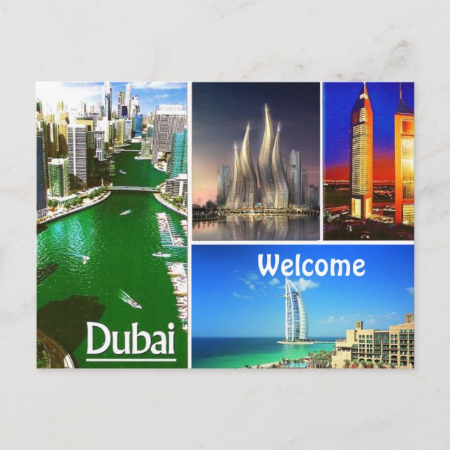 POSTAL DISEÑO DE TOTE DUBAI POR MOJISOLA A GBADAMOSI POST (Anverso)
