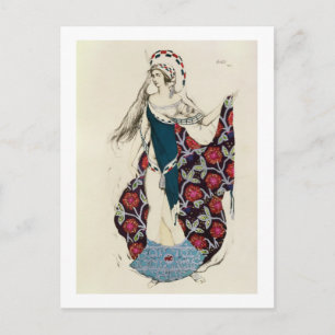 Postal Diseño de vestuario para una mujer, de Judith, 192