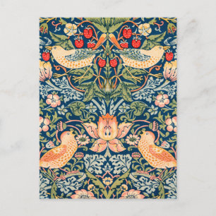 Postal Diseño de William Morris Strawberry Thief