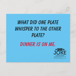 Postal Diseño del Chiste Bad Pun Dad